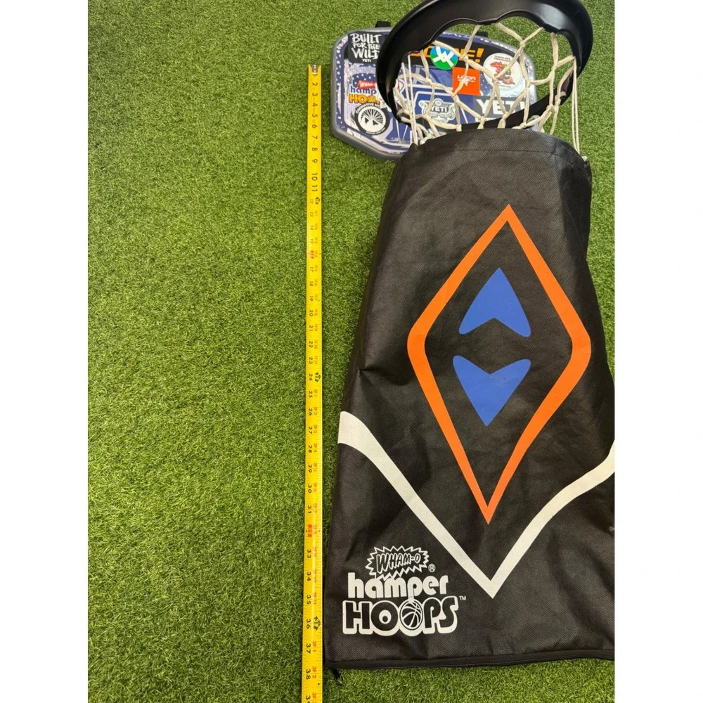 Wham-O Hamper Hoops Over The Door Basketball Hoop Laundry Bag‎ Yeti Stickers